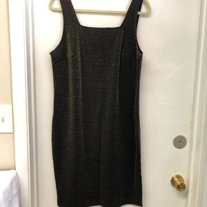 Forever 21 Black and Gold Dress Size 1x